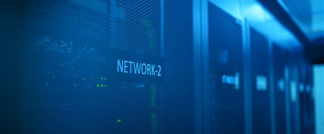 Data center server racks and network backbone